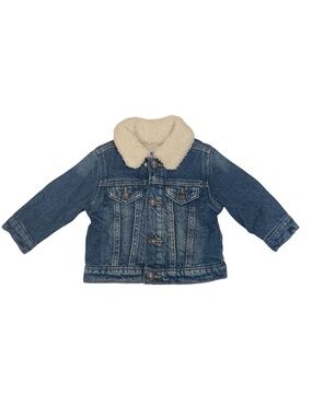 Old Navy (NEW) Baby Boys' Sherpa-Collar Jean Trucker Jacket 6-12 Months